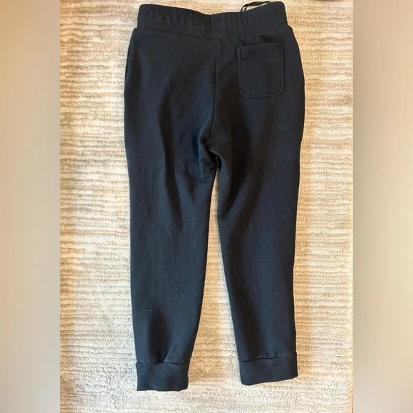 Balmain Kids 100% Cotton Logo Track Pants with Logo Print, Authentic